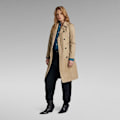 Miniatyrbillede 4 af 8: G-star Frakke D24259-d352 Beige M Kvinde