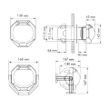 Miniatyrbillede 2 af 2: Plastimo Contest 130 15 Kompas Søvfarvet