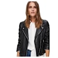 Miniatyrbillede 7 af 7: Selected Katie Leather Jakke Sort 34 Kvinde