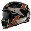 Miniatyrbillede 2 af 2: Mt Helmets Konvertibel Hjelm Streetfighter Sv S P1r Beige,Sort M