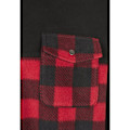 Miniatyrbillede 4 af 8: Urban Classics Patterned Polar Fleece Track Jakke Sort M Mand