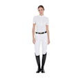 Pikkukuva 7 / 7: Equestro Fit Pleated Cotton Lyhythihainen Pikeepaita  M