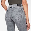 Miniatyrbild 3 av 6: G-star Lynn Mid Waist Skinny Jeans Grå 33 / 34 Kvinna