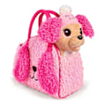 Miniatyrbillede 2 af 3: Simba Fyldt Skræl Med Svampet Hat Og Vildttaske Bamse 20 Cm Rosa