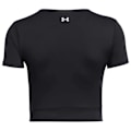 Miniatyrbillede 4 af 4: Under Armour Kortærmet T-shirt Motion Crossover Crop Sort L Kvinde