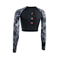 Miniatyrbillede 2 af 3: Ion Kvinde Langærmet Rashguard Rashguard Shorty Sort L