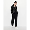Miniatyrbillede 1 af 6: Armani Exchange 8nyb13_ynvlz Læderjakke Sort L Kvinde