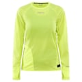 Miniatyrbillede 3 af 6: Craft Langærmet T-shirt Pro Hypervent Wind Gul M Kvinde