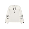 Miniatyrbillede 3 af 5: Garcia Langærmet Bluse N40233 Beige S Kvinde