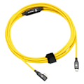 Miniatyrbillede 1 af 3: Cobra Tether Usb-c Kabel Micro B 90º 5 M
