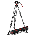Miniatyrbillede 1 af 7: Manfrotto Aluminiumskugleled Og Gulvskyllestabilisator 504x Twin Sort