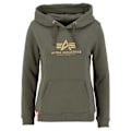 Miniatyrbillede 3 af 4: Alpha Industries New Basic G Hættetrøje Grøn XS Kvinde