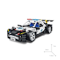 Miniatyrbild 3 av 10: Giros Polisbilskonstruktionsspel Technic Swat Silver
