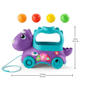 Miniatyrbillede 5 af 8: Fisher Price Træk Toy Dinosaur Educational Game Gylden