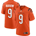Pikkukuva 3 / 3: Nike Lyhythihainen T-paita Cincinnati Bengals Replica Alternate Game Oranssi L Mies