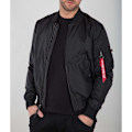 Miniatyrbillede 6 af 7: Alpha Industries Ma-1 Tt Jakke Sort M Mand