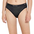 Miniatyrbillede 1 af 6: Icebreaker Merino 125 Cool-lite Sprite Hipster Trusser Sort L Kvinde