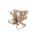 Miniatyrbillede 2 af 3: Ugears Marble Run Chain Træ Mekanisk Model Gylden