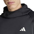 Miniatyrbillede 5 af 5: Adidas Stripes Hættetrøje Own The Run Excite 3 Sort M / Regular Mand