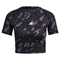 Pikkukuva 3 / 7: Adidas Lyhythihainen T-paita Tf Print Cro T Musta L Nainen