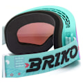 Miniatyrbillede 4 af 4: Briko Chino Sharp Lite Skibriller Grøn Purple Mirror/CAT2