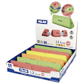 Miniatyrbillede 1 af 2: Milan Udstillingsboks 12 Slide Fluo Slide Fluo Blyantspidsere Gylden