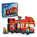 Miniatyrbillede 4 af 10: Lego Red Double Decker Tourist Bus Byggespil