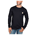 Miniatyrbillede 1 af 2: Carhartt Langærmet T-shirt Med Afslappet Pasform Force Flex Pocket Sort S