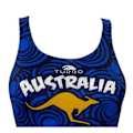 Miniatyrbillede 2 af 4: Turbo Badedragt Australia Pro Resist Blå XL Kvinde