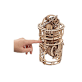 Miniatyrbillede 3 af 3: Ugears Sky Watcher Mekanisk Træmodel Tourbillon Gylden