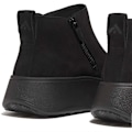 Miniatyrbillede 6 af 6: Fitflop F-mode Suede Flatform Zip Ankle Støvler Sort EU 37 Kvinde