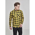Miniatyrbillede 2 af 8: Urban Classics Basic Flannelskjorte Gul XL Mand