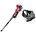 Miniatyrbillede 6 af 9: Leki Alpino Polakker Airfoil 3d Sort 110 cm