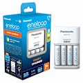 Miniatyrbillede 2 af 2: Eneloop Bq-cc17/+4aa Oplader Til Aa-batterier Søvfarvet