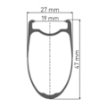 Pikkukuva 2 / 2: Dt Swiss Tien Takapyörä Hec 1400 Spline 19 Cl Disc Tubeless Musta 12 x 148 mm / Shimano/Sram HG