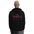 Miniatyrbillede 2 af 9: Quiksilver Hættetrøje Upside Down Sort XS Mand