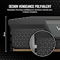 Miniatyrbillede 5 af 7: Corsair Hukommelse Ram Vengeance Cmk32gx5m2x7200c34 32gb 2x16gb Ddr5 7200mhz