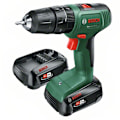 Miniatyrbillede 1 af 5: Bosch Professional Hammerboremaskine Easyimpact 18v-40 2x2.0ah Søvfarvet