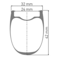 Pikkukuva 2 / 2: Dt Swiss Tien Takapyörä Grc 1400 Spline 42 650b Cl Disc Tubeless Musta 12 x 142 mm / Shimano/Sram HG