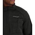 Miniatyrbillede 3 af 4: Spyder Fleece Med Fuld Lynlås Encore Sort S Mand
