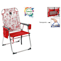 Miniatyrbillede 2 af 3: Atosa Strandstol Fixed 87x47x37 Cm Texteline 2x1
