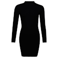 Miniatyrbillede 6 af 6: Superdry Langærmet Kort Kjole Backless Bodycon Sort S Kvinde
