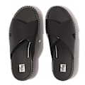 Miniatyrbillede 3 af 6: Fitflop Eloise Espadrille Leather Wedge Cross Klipklapper Sort EU 40 Kvinde