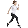 Pikkukuva 4 / 10: Adidas Own The Run 3 Stripes Lyhythihainen T-paita  XS Nainen