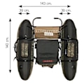 Miniatyrbillede 5 af 6: Hart Mave Båd Vi Pontoon Grøn,Sort