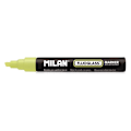 Miniatyrbillede 2 af 3: Milan Udstillingsboks Markører Mejselspids 12 Fluoglass 2 4 Mm Gul Farve Gul