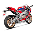 Miniatyrbillede 3 af 5: Akrapovic Line Titanium Cbr 1000rr/sp/sp2 17-18 Ref:s-h10so18-cbt Ikke-homologeret Slip-on Udstødning Søvfarvet Not Homologated