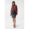 Miniatyrbillede 5 af 5: Salsa Jeans Nederdel 21006886 Regular Fit Sort 30 Kvinde