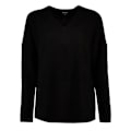 Miniatyrbillede 1 af 3: Salsa Jeans V-hals Sweater 21007099 Sort XS Kvinde