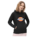 Miniatyrbillede 1 af 4: Dickies Hættetrøje Icon Logo Sort XS Kvinde